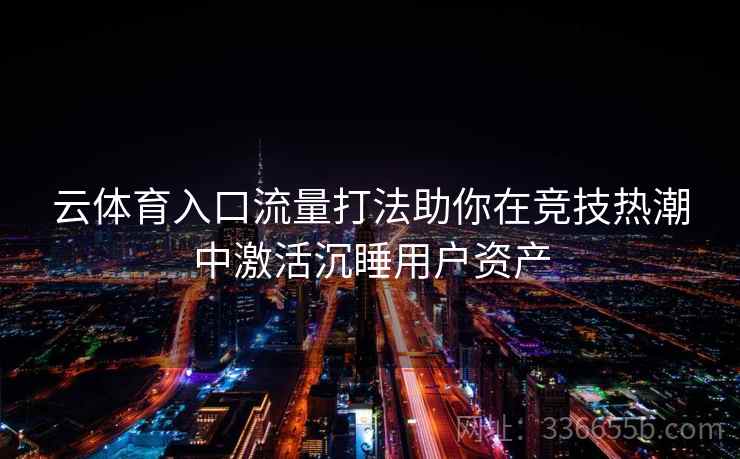 云体育入口流量打法助你在竞技热潮中激活沉睡用户资产